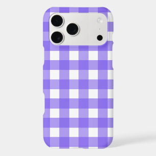 Periwinkle and white gingham