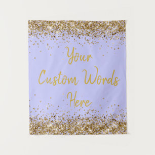 Periwinkle Birthday Party Light Purple Photo Booth Tapestry