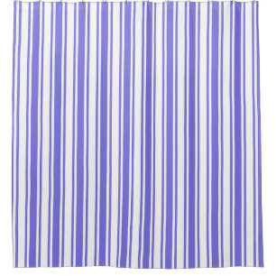 Periwinkle blue and white candy stripes