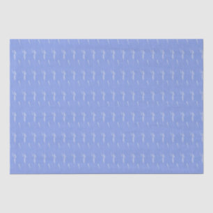 Periwinkle Blue Flecked Tissue Paper