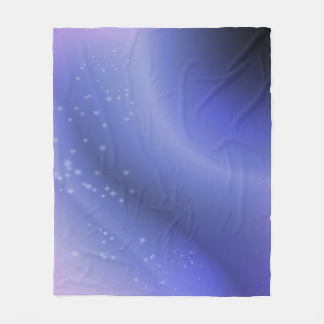Periwinkle Blue Fleece Blanket (Front)