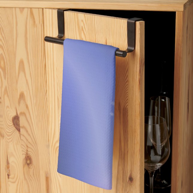 Periwinkle Blue Kitchen Towel (Thirds Fold)