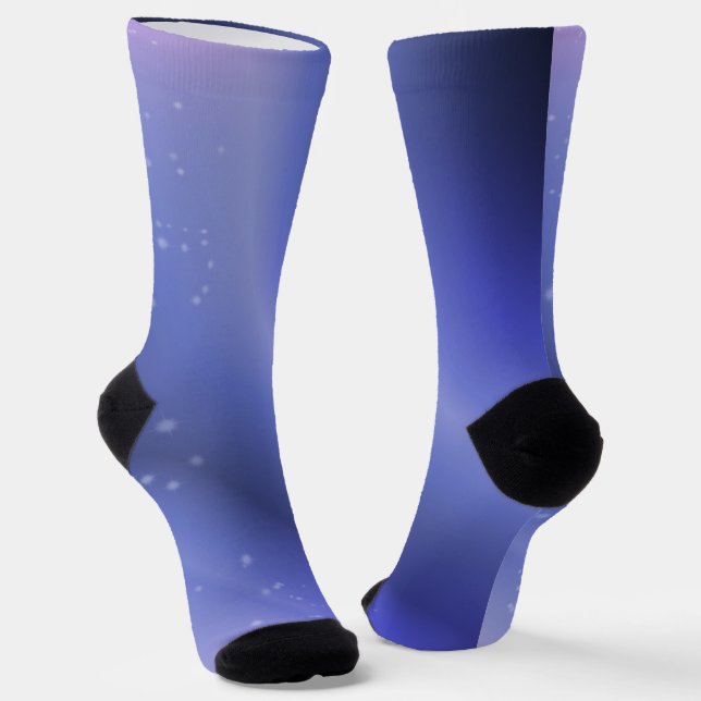 Periwinkle Blue Socks (Angled)
