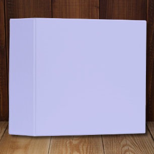 Periwinkle Blue Solid Colour Trendy Colour Binder