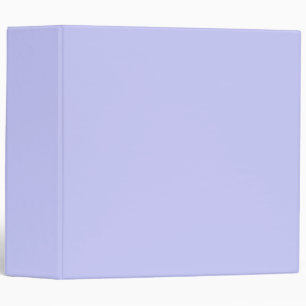 Periwinkle Blue Solid Colour Trendy Colour Binder
