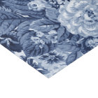 Periwinkle Blue Vintage Floral Toile No.3