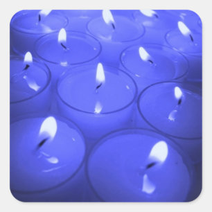 Periwinkle Candles Sticker