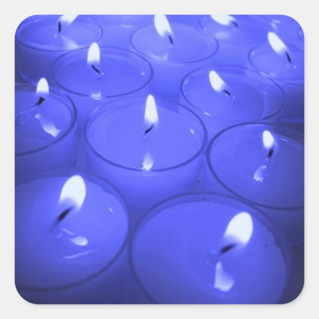 Periwinkle Candles Sticker (Front)