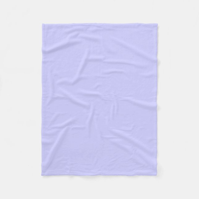 Periwinkle Classy Matching Colour Fleece Blanket (Front)