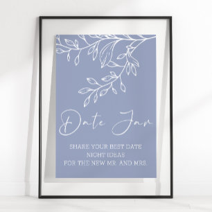 Periwinkle Flowers Date Night Poster