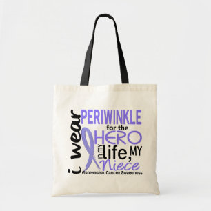 Periwinkle For Hero 2 Niece Esophageal Cancer Tote Bag
