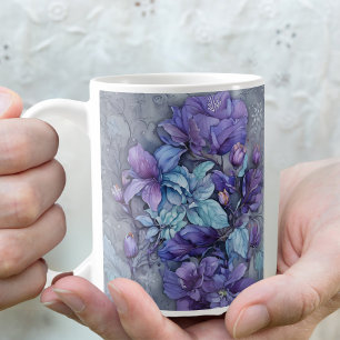 Periwinkle Garden Coffee Mug