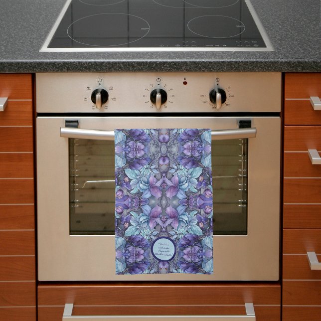 Periwinkle Garden Customizable Kitchen Towels (Creator Uploaded)