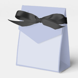 Periwinkle Gray Soft Pale White Pastel Solid Color Favor Box