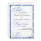 Periwinkle Modern Christian Wedding Invitations
