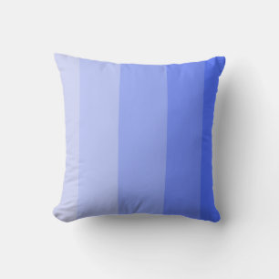 Periwinkle Ombre Stripe Throw Pillow