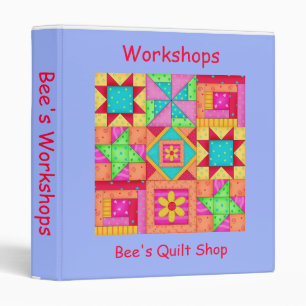 Periwinkle Patchwork Quilt Binder Album