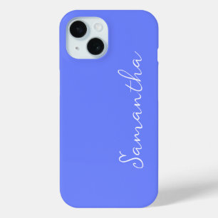Periwinkle Personalized iPhone 15 Case