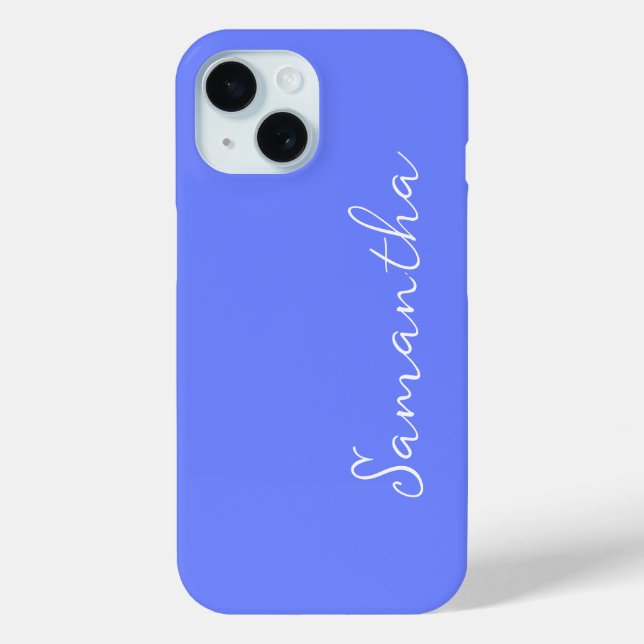 Periwinkle Personalized Case-Mate iPhone Case (Back)