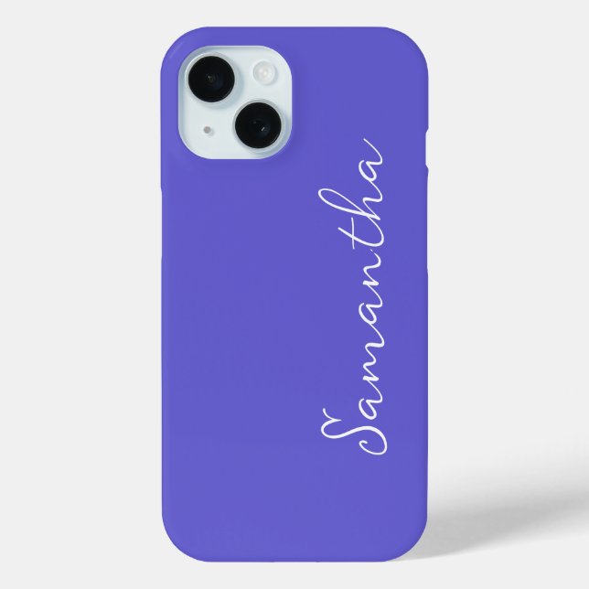 Periwinkle Personalized Case-Mate iPhone Case (Back)