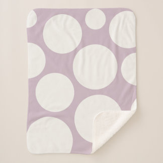 Periwinkle Polka Dot Blanket