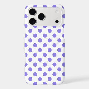 Periwinkle polka dots