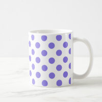Periwinkle polka dots