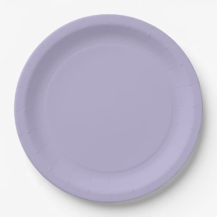 Periwinkle Purple Paper Plate