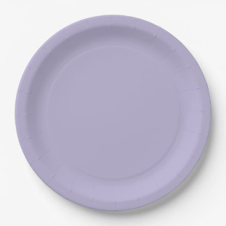 Periwinkle Purple  Paper Plate