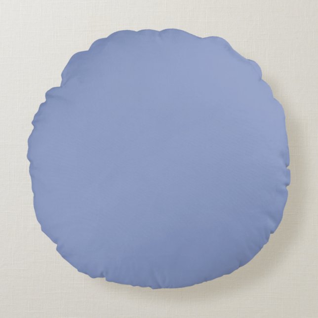 Periwinkle Round Pillow (Front)