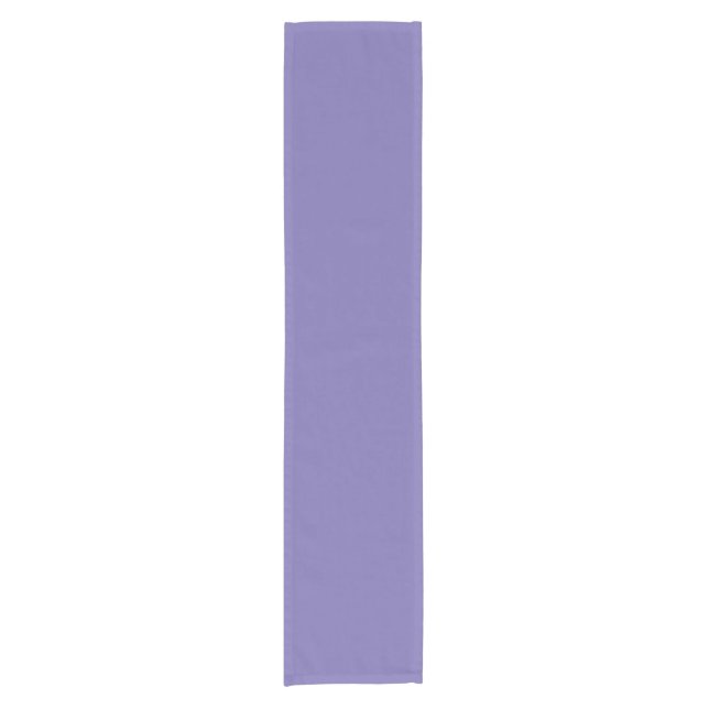 Periwinkle Solid Color Short Table Runner (Front)