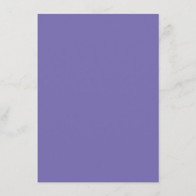 Periwinkle Solid Colour Enclosure Card (Front)
