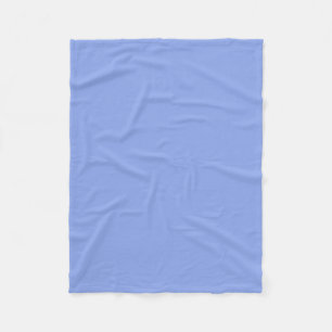 Periwinkle Solid Colour Fleece Blanket