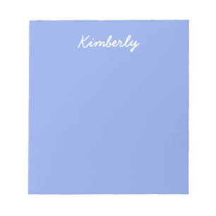 Periwinkle Solid Colour Notepad