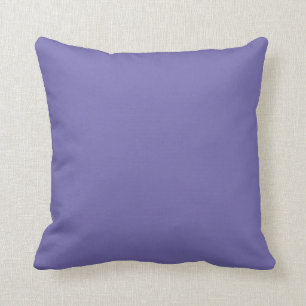 Periwinkle Solid Colour Throw Pillow