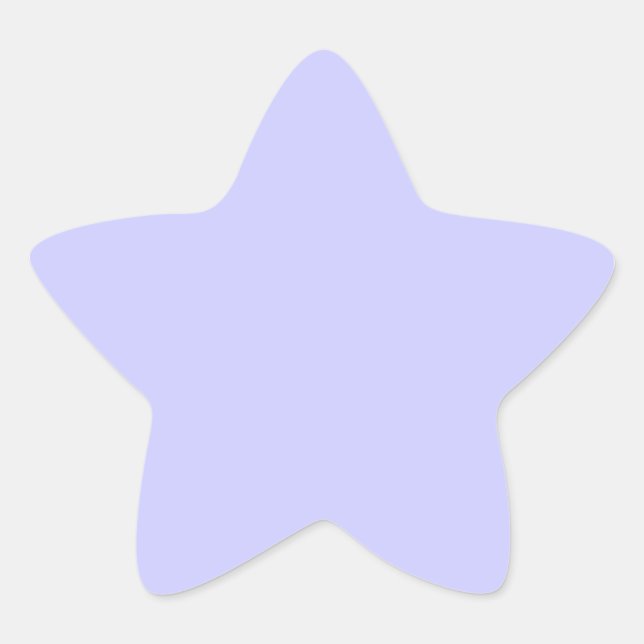 Periwinkle Star Sticker (Front)