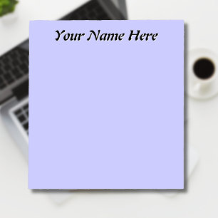 Periwinkle Unique Personalized Teacher Gifts Notepad