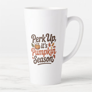 Perk up pumpkin spice coffee quote seasonal cozy latte mug
