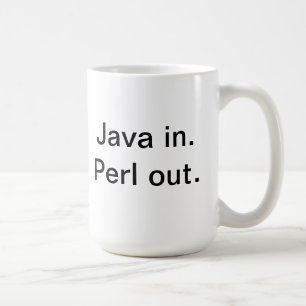 Perl programmer's coffee mug