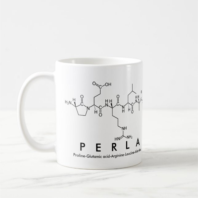 Perla peptide nom mug (Gauche)