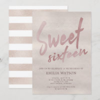 Perle précieuse | Invitation Sweet sixteen