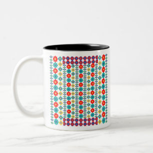 Perler Bead Patterns Two-Tone Coffee Mug