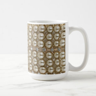 Perles et diamants de tasse