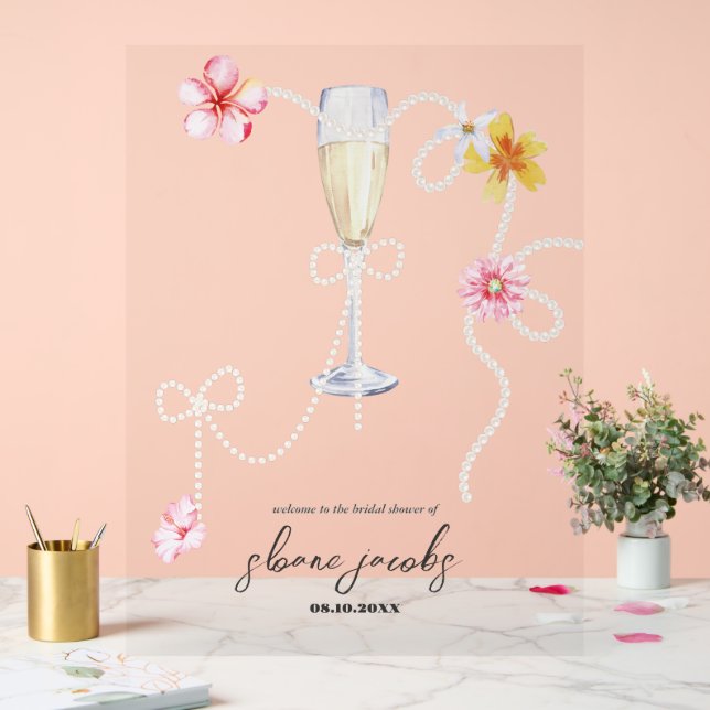 Perles, pétales + Procureure | Fête des mariées de (Mariage)
