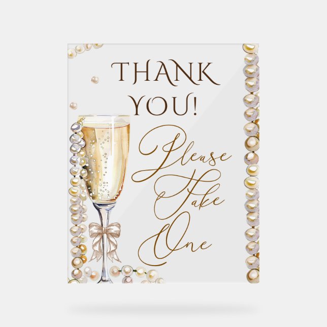 Perles & Prosecco S'il Vous Plaît Prenez Un (Recto)