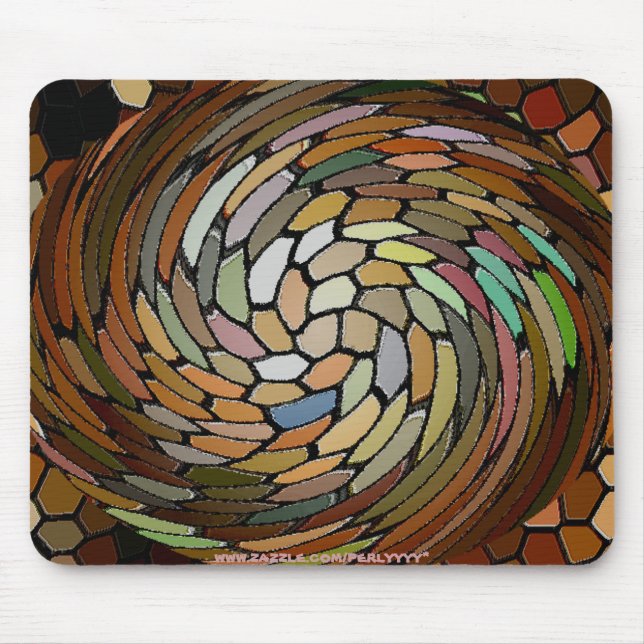 Perl's Swirl Mouse Pad (Front)