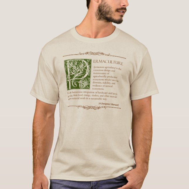 Permaculture - A Definition (1) T-Shirt (Front)