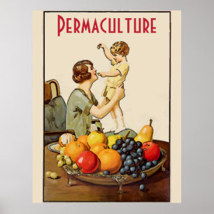 Permaculture Farms ,  personalize Poster