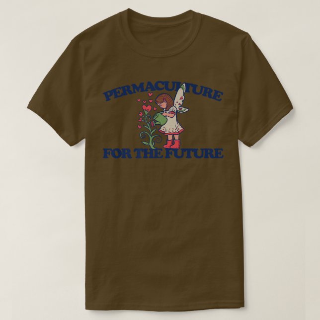 Permaculture for the Future Fairy T-Shirt (Design Front)