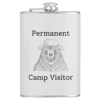 Permanent Camp Visitor Hip Flask